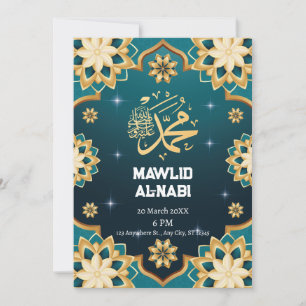 Invitation Fête de l'Aïd Mawlid Al-Nabi