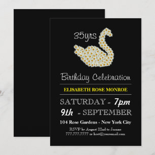 Invitation Fête de l'anniversaire de Daisy Swan