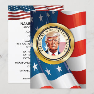 Invitation Fête de l'élection présidentielle