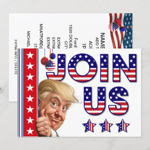 Invitation Fête de l'élection présidentielle de Noël