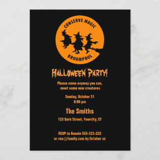 Invitation Fête de l'Halloween