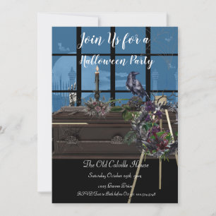 Invitation Fête de l'Halloween du Mausolée,