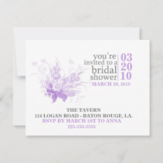 Invitation Fête de l'mariée