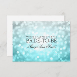 Invitation Fête de l'mariée Advice Beach Ombre Parties scinti