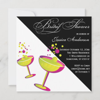 Invitation Fête de l'mariée Cocktails