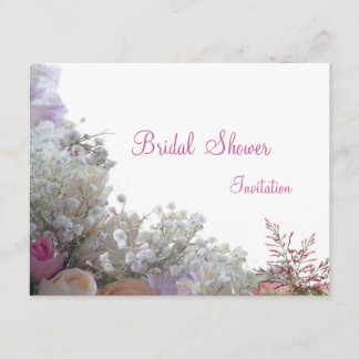 Invitation Fête de l'mariée Florale Bouquet