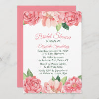 Fête de l'mariée Florale Roses roses roses Pignons