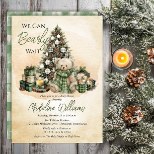 Invitation Fête de l'ours en peluche que nous pouvons à peine