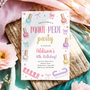 Invitation Fête de Manucure et Pédicure Manucure et Pédicure