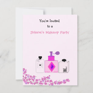 Invitation Fête de Maquillage