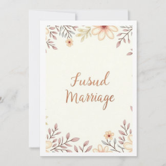 Invitation fête de mariage