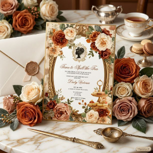 Invitation Fête de mariage automnale : l'heure de dévoiler le