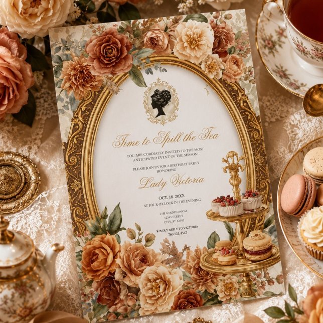 Invitation Fête de mariage automnale : l'heure de dévoiler le (Créateur téléchargé)