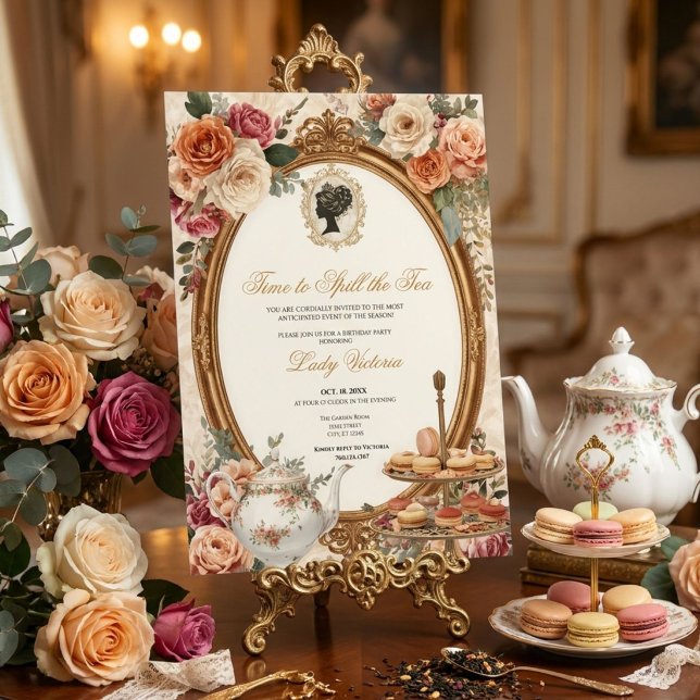 Invitation Fête de mariage automnale : l'heure de dévoiler le (Créateur téléchargé)