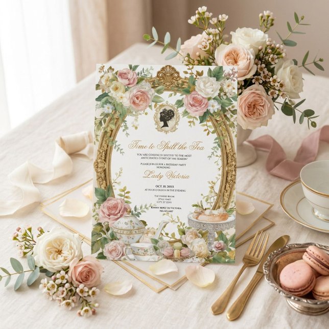 Invitation Fête de mariage automnale : l'heure de dévoiler le (Créateur téléchargé)