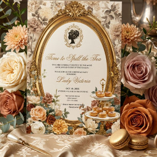 Invitation Fête de mariage automnale : l'heure de dévoiler le