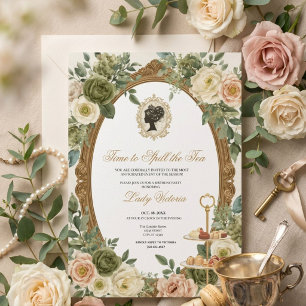 Invitation Fête de mariage automnale : l'heure de dévoiler le
