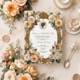 Invitation Fête de mariage automnale : l'heure de dévoiler le