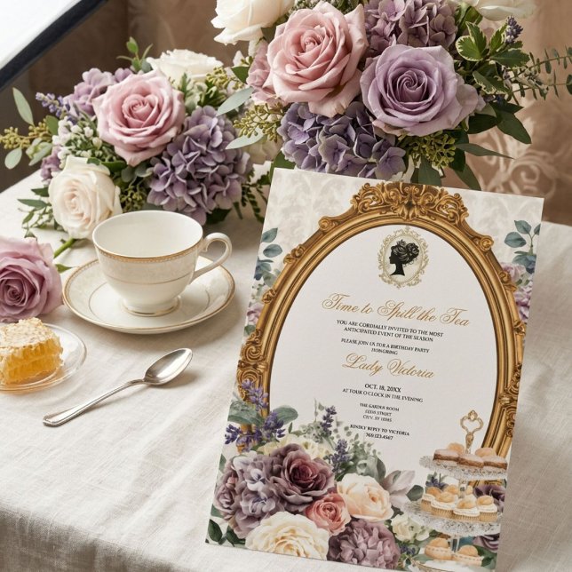 Invitation Fête de mariage automnale : l'heure de dévoiler le (Créateur téléchargé)