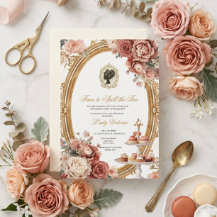 Invitation Fête de mariage automnale : l'heure de dévoiler le