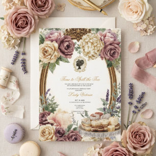 Invitation Fête de mariage automnale : l'heure de dévoiler le