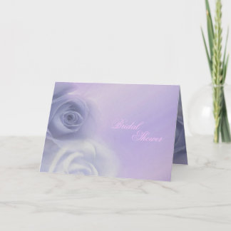 Invitation Fête de mariage avec des Roses Argentées