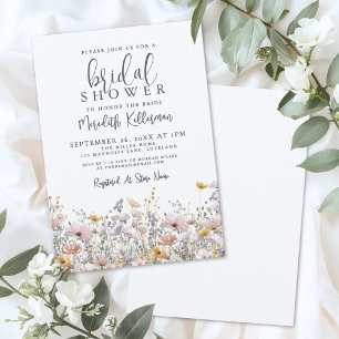 Invitation Fête de mariage champêtre élégante