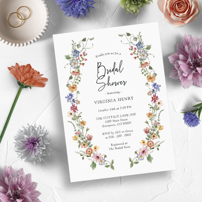 Invitation Fête de mariage colorée (Créateur téléchargé)