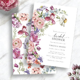 Invitation Fête de mariage colorée