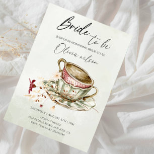 Invitation Fête de Mariage de la Future Mariée - Thème Deux T