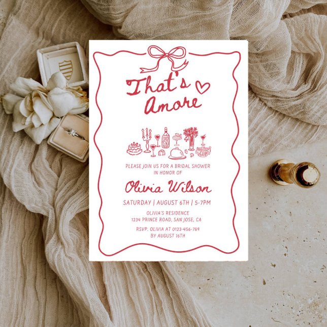 Invitation Fête de mariage élégante avec dessins au trait (Créateur téléchargé)