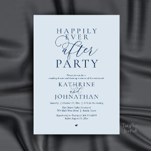 Invitation Fête de Mariage Élégante et Moderne, « Joyeux Pour
