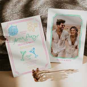 Invitation Fête de Mariage Elopement Couleur de Mariage Heure