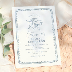 Invitation Fête de mariage fantaisiste aux citrons Fête pré