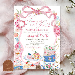 Invitation Fête de Mariage Florale de Printemps Victorienne s