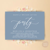 Fête de Mariage "Heureux à Tout Jamais" Dîner de M