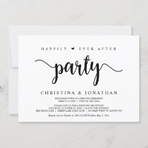 Invitation Fête de Mariage heureux pour toujours, Moderne Rus
