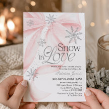 Fête de mariage hivernale Ruban Rose Neige en Amou