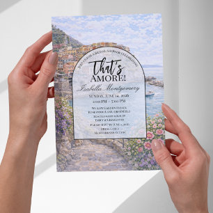 Invitation Fête de mariage italien Manarola That's Amore