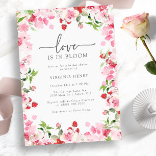 Invitation Fête de Mariage : L'amour en Fleur