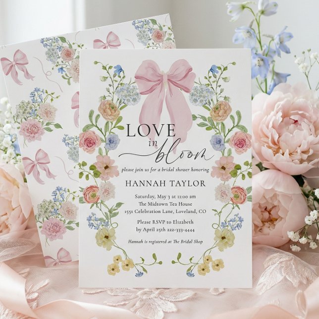 Invitation Fête de mariage Love in Bloom (Créateur téléchargé)