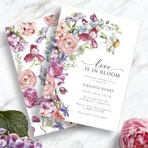 Invitation Fête de mariage Love In Bloom