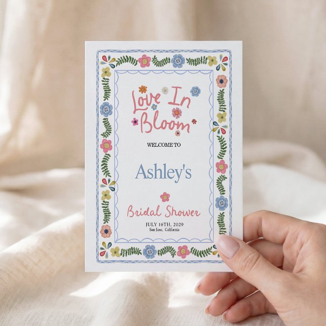 Invitation Fête de mariage Love in Bloom, Fantaisiste (Créateur téléchargé)