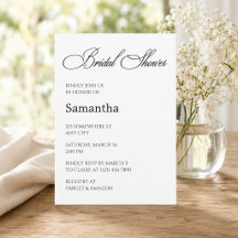 Fête de mariage minimaliste noir et blanc