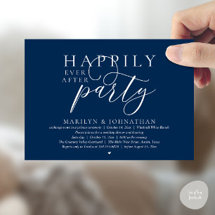 Invitation Fête de Mariage Moderne et Éternelle