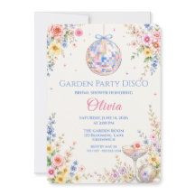 Fête de mariage Pastel Floral Disco Jardin