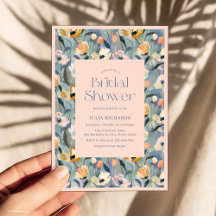 Fête de mariage Pastel Vintage Retro Floral