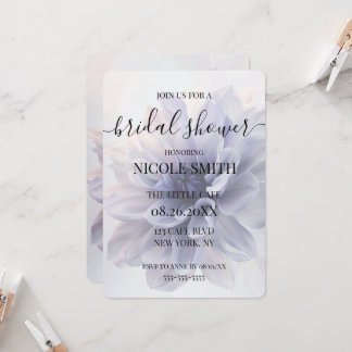 Invitation Fête de mariage personnalisée avec de jolies fleur