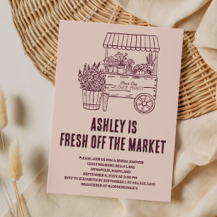 Invitation Fête de mariage Pink Fresh Off the Market