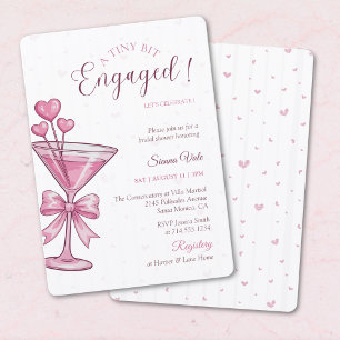 Invitation Fête de mariage Pink Martini Un peu engagé